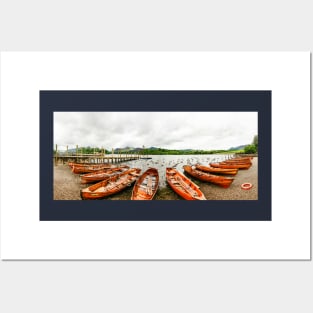 Derwentwater, Panorama, Keswick, Cumbria, UK Posters and Art